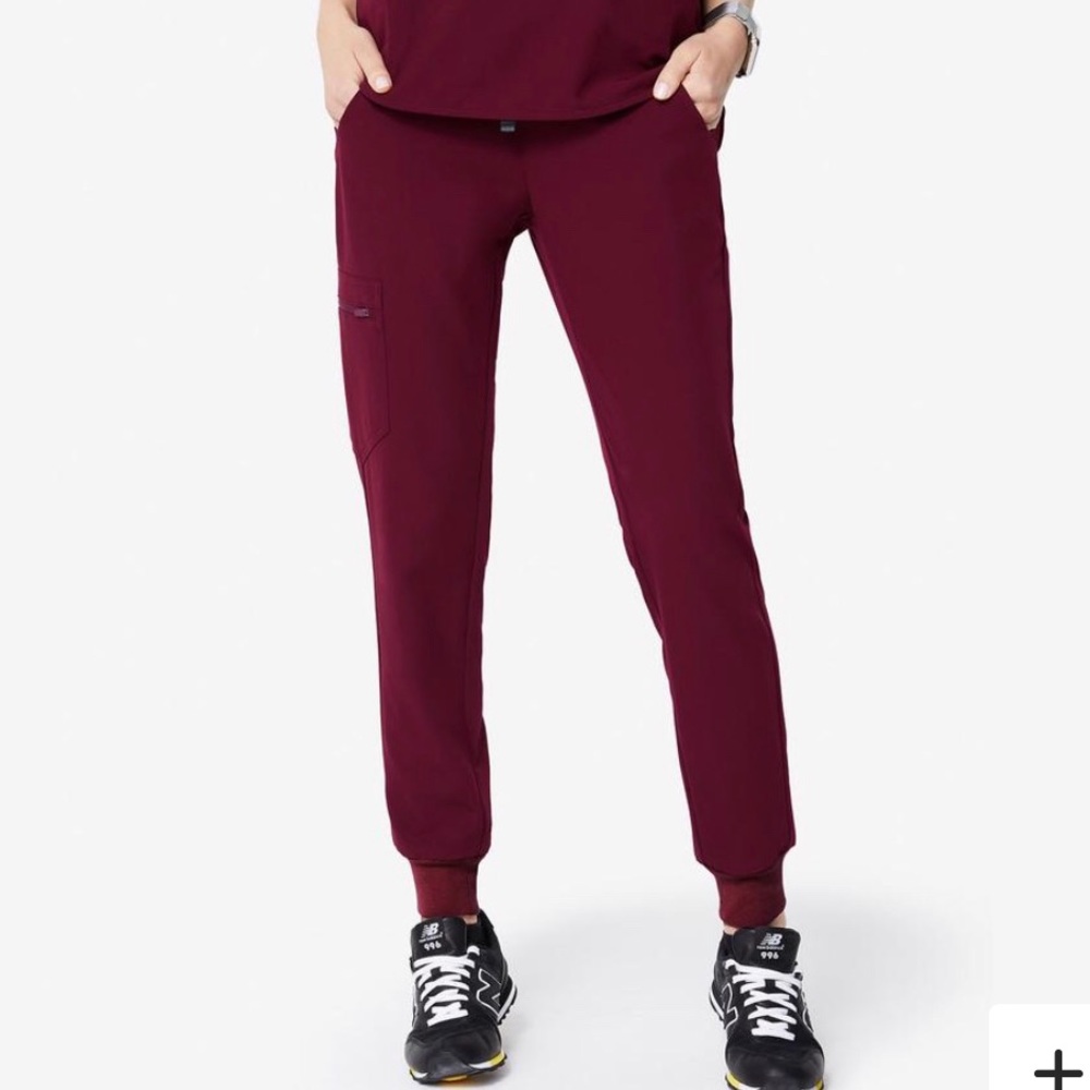 Figs Burgundy/Maroon Zamora petite L